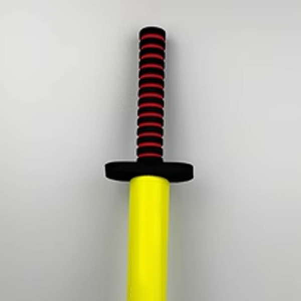 Øvelsessværd Børn Sparring Træningssværd Stick Praktisk Kampsport Træningsværktøj Gul
