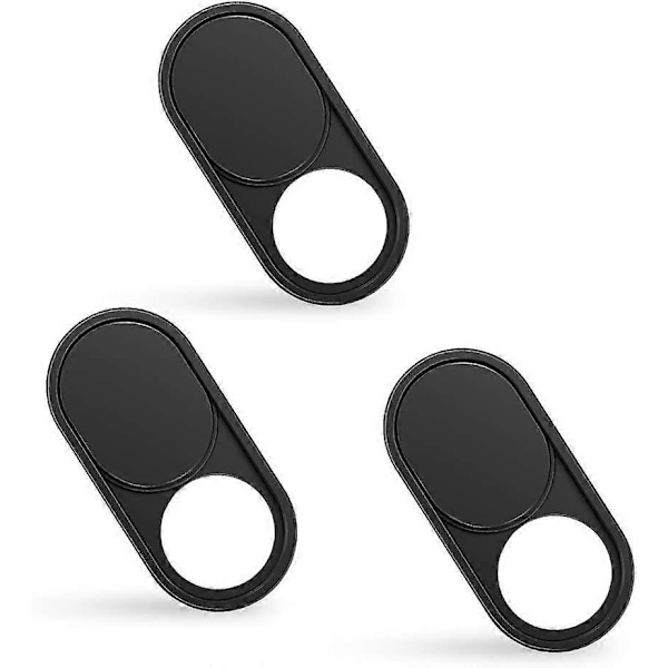 3-pack Webbkameraskydd, imluckies 0,058 cm ultratunt metallkameraskydd för bärbar dator, MacBook Pro/Air iMac iPad Tablet iPhone 8/7/6 Plus,