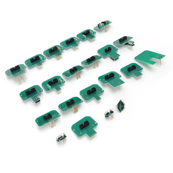 22 stk. LED BDM-rammesondadaptere Grøn Professionel Chip Tuning Værktøj Udskiftning til Bosch