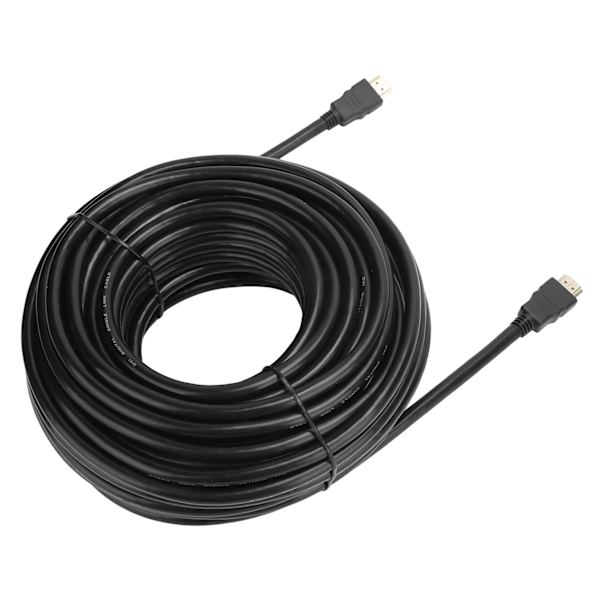 HDMI AM till AM-kabel 1.4 enkel version kopparledare järnskal svart lock 1080P10 meter