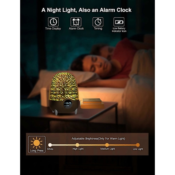 Lätt Bluetooth-högtalare, 3000mAh batteri med fjärrkontroll