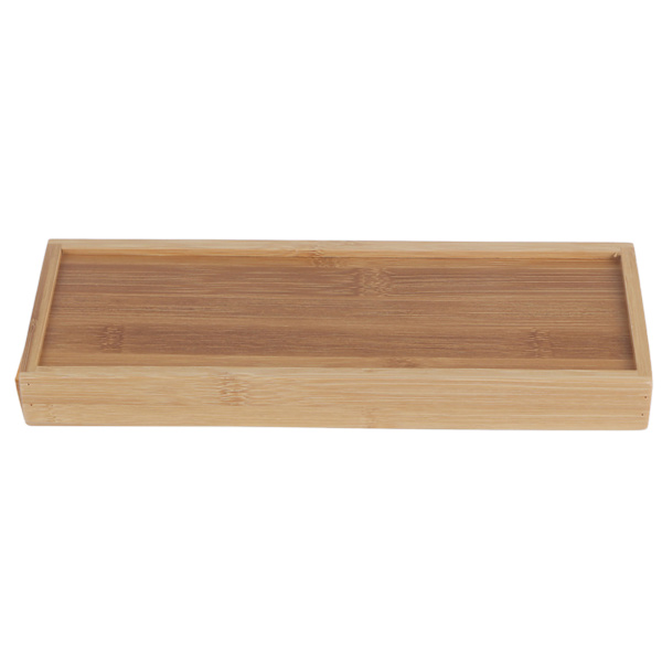 Serveringsbricka i massiv bambu i japansk stil Fruktte Frukostserveringsbricka (28*10,2*3 cm)