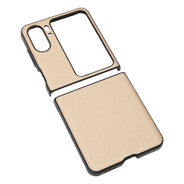 Vikbart phone case Trendigt Bekvämt cover till Oppo Find N2 Flip Gold