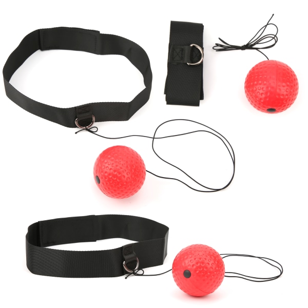 3st huvudmonterad boxningsboll Fighting Training Bounce Response Ball Tillbehör