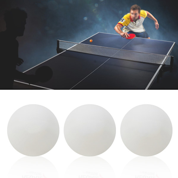 60 stk. 40 mm Standard Holdbar ABS Træningsøvelse Bordtennisbolde Hvid