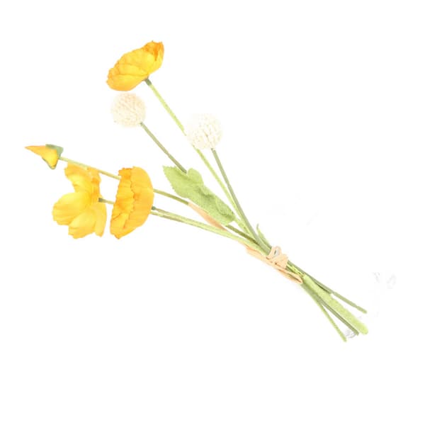 Kunstig gullblomstbukett 36 cm falsk gullblomstbukett