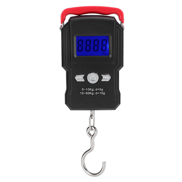 WH-A23L 50 kg LCD digital display Mini elektronisk vägningsvåg Hängkrokvåg för fiske