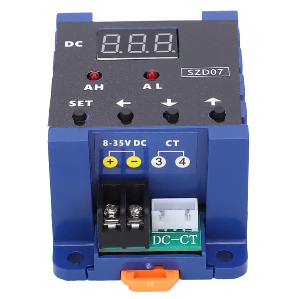 DC Digital Amperemeter Strömsensor Brytare Övergränsalarm Överbelastningsskydd SZD07 DC8‑35V