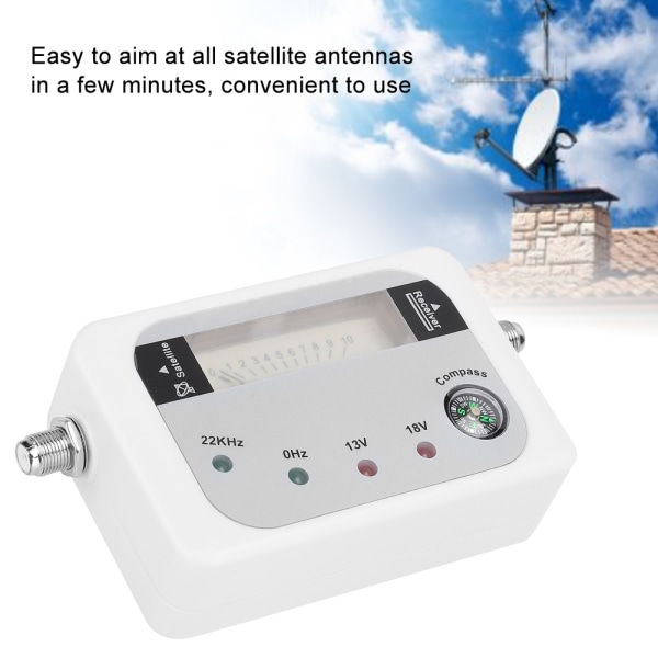 950~2150MHz digital satellittsøker signalstyrkemåler med LED-indikatorlys