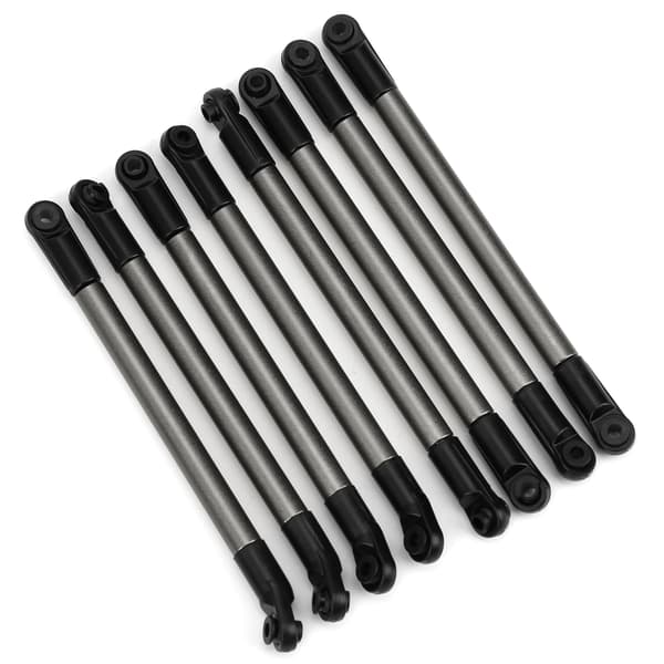 8 stk. Metal Link Rod Trækstang 275MM Akselafstand RC Tilbehør Passer til 1/10 RC Crawler