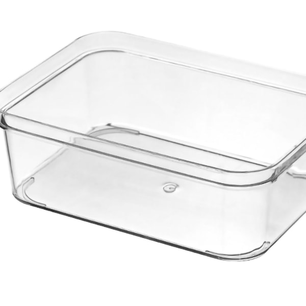 Laatikon säilytyslokerot Kestävä läpinäkyvä muovinen laatikon säilytyslaatikko keittiön keskikokoiseen neliönmuotoiseen laatikkoon