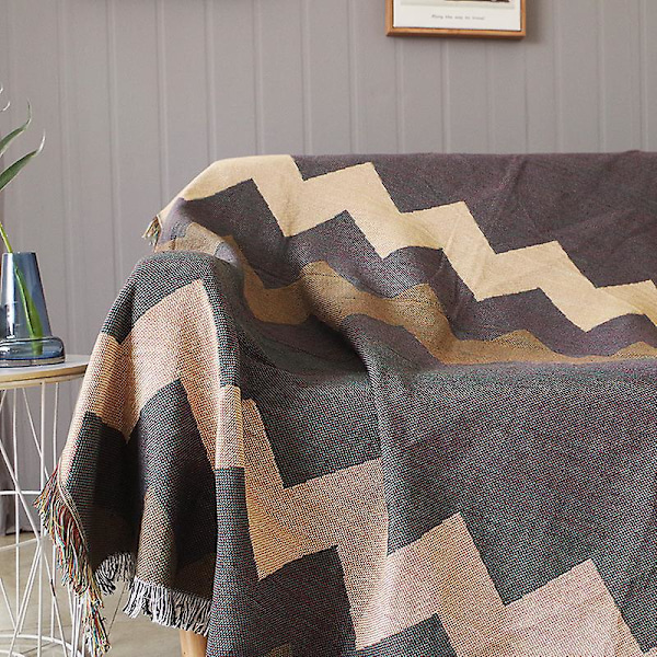 Sofa Tæppe Dekorativt Stolebetræk Flot til Sofa, Seng, Campingtæppe, Rejse (160 x 220 CM)