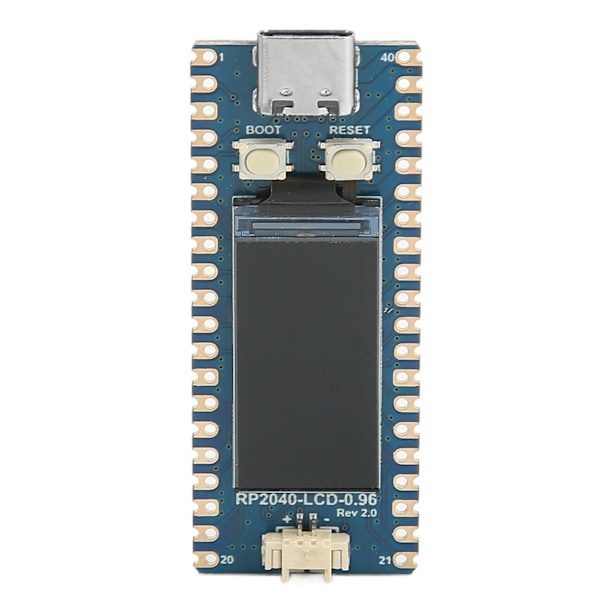 Mikro-ohjaimen kehityskortti, tyyppi C -liitäntä, RP2040-kehityskortti, jossa 0,96 tuuman IPS LCD -näyttö RPI-moduulille