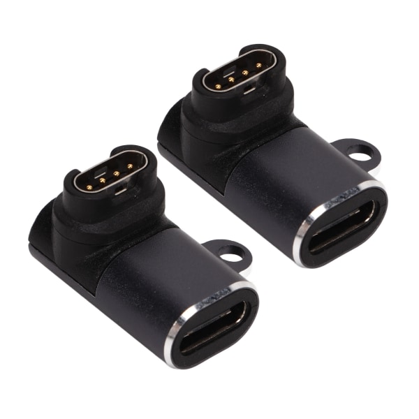 2st för Garmin till Typ C kvinnlig adapter Professionell Mini USB C-adapter för Garmin Smart Watch