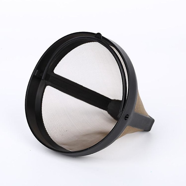 Guldtonet Genanvendelig Kaffe Filter 12-Kopper Udskiftning til Dryp Kaffe Maskiner