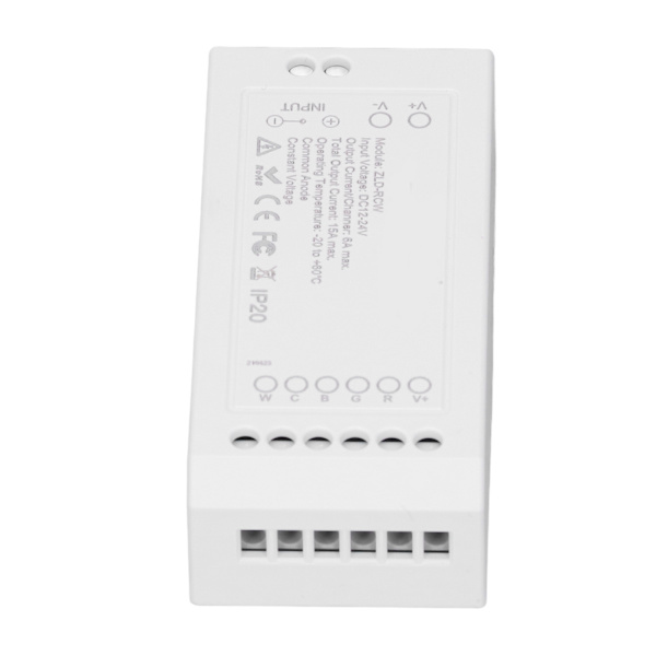 Zigbee LED -ohjain älykodin LED-nauhaohjaimelle RGB+CW-valonauhaohjain sovelluksella DC12~24V