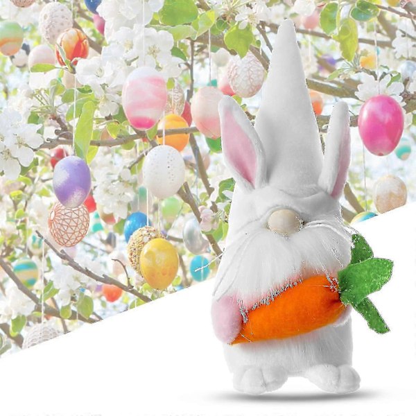 Påskepynt Gnome Plys Påskehare Gnomer Påskehare Dukker Påskepynt Pink B