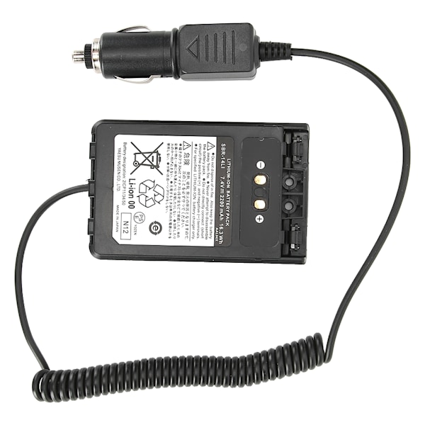 SBR14LI Biloplader Køretøjsmonteret Radio WalkieTalkie Batteri Eliminator Eliminering