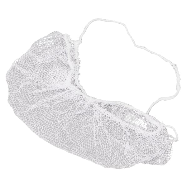 100 stk. skægbeskyttere, engangs, nylon, elastiske, åndbare, latexfri, hvide