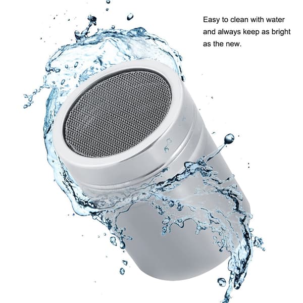 Kakaopulver Shaker i rustfrit stål Chokolade Flormelis Shaker Sifter (M)