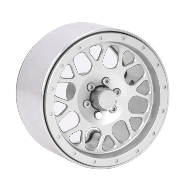 4 kpl 2,2 tuuman alumiiniseospyörän napatarvikkeet RC-osat sopivat 1/10 RC CarSilverille