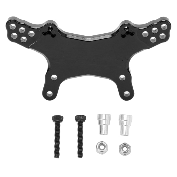 RC 1/18 aluminiumlegering främre dämparfäste för Losi MiniT 2.0 1/18 RC biluppgraderingsdelar (svart)