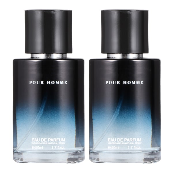50ml*2 Menn Lemon Front Note Parfyme Langvarig Duft Parfyme
