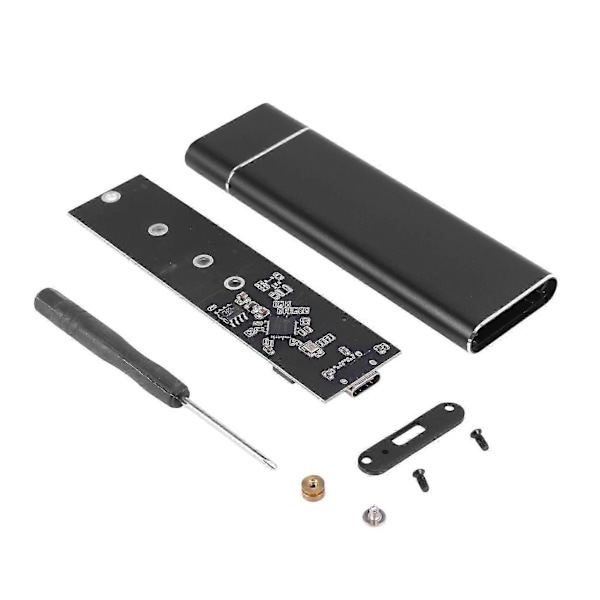 USB 3.1 till M.2 NGFF SSD Mobil Box Adapterkort Externt Hölje Kompatibelt med m2 SATA SSD USB 3.1 223