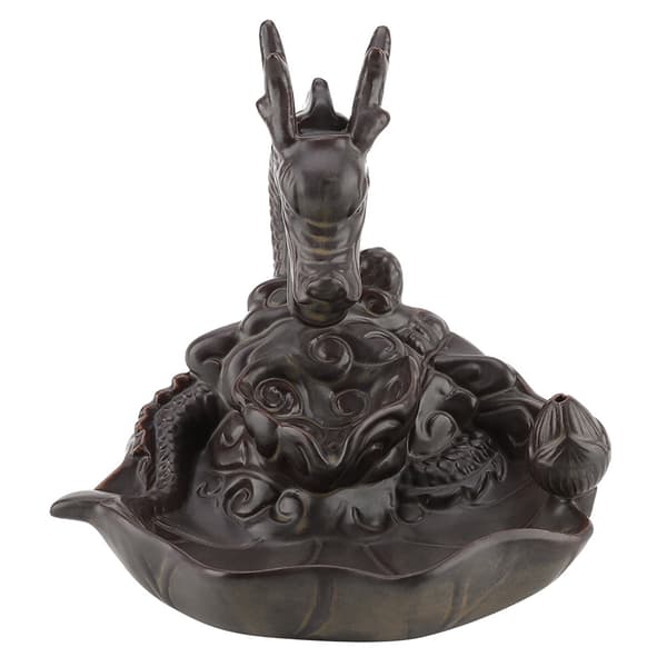 Keramisk røgelsesholder røgelsesbrænder røg tilbagefald røgelsesbrænder indretning ornament