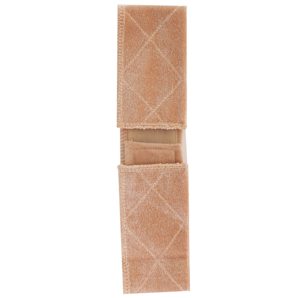 Flexibelt justerbart perukgrepp Sjal Huvudhår Band Peruktillbehör (Beige)