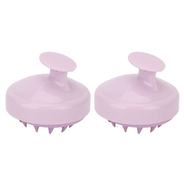 2 st hårbottenmassager multifunktionell hushållssilikonmassagebadborste skäggborste hårschampoborste