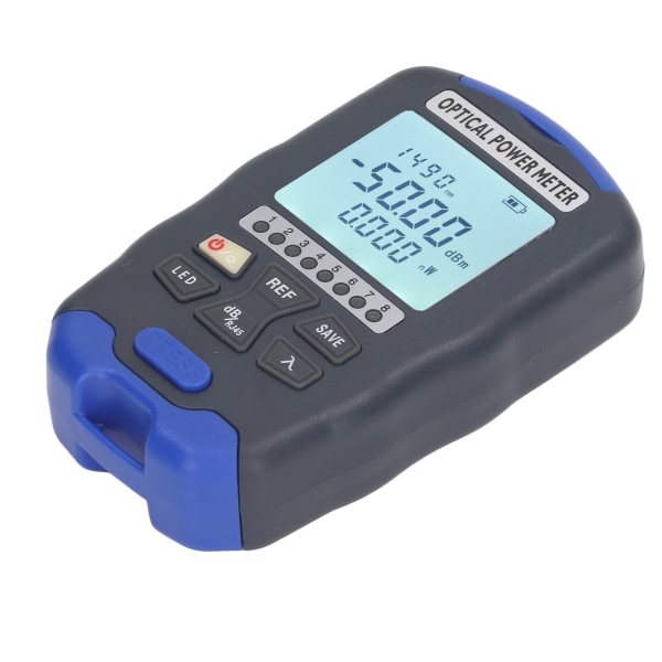 Mini optisk fiber effektmåler tester FC SC ST Universal Interface 3 i 1 10KM med LED lys AUA DC50(-50~+26dBm)