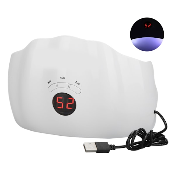Profesjonell 36W Gel Polish Tørker Dual Light Sources UV Neglelampe med 3 Timer Innstilling