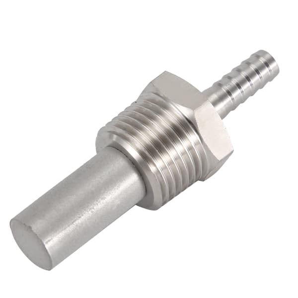 1/2\" MPT Oxygensten 1/4' Barb Inline Karbonering Beluftning Hjemmebryggersten (0,5 Mikron)