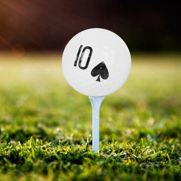 5 st Golfspel Pokerbollar Dubbellager Träningsboll Hög Elasticitet Långdistanstillbehör