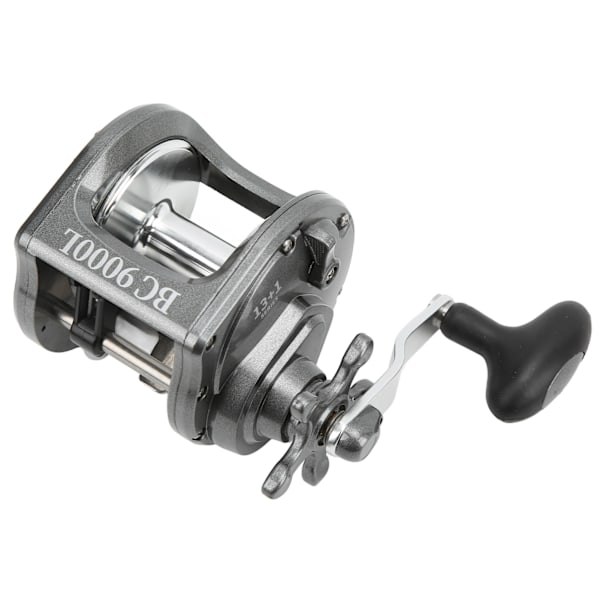 BC9000L Metal Trolling Tromle Fiskehjuls 3.6:1 Hastighed Baitcasting Fiskehjuls Venstrehåndet