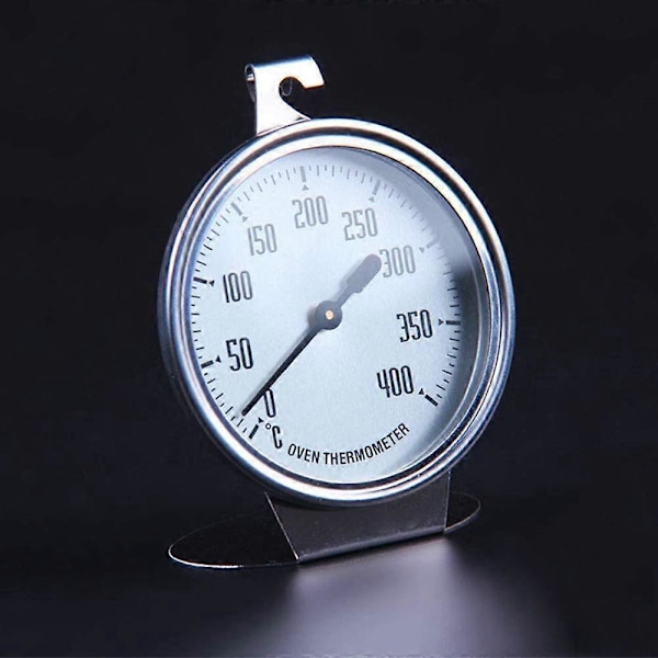 Ugn- och Grilltermometer, Ugnstermometer, Grill-/Röktermometer, Stor Display Visar Tydligt Angivna Temperaturer För