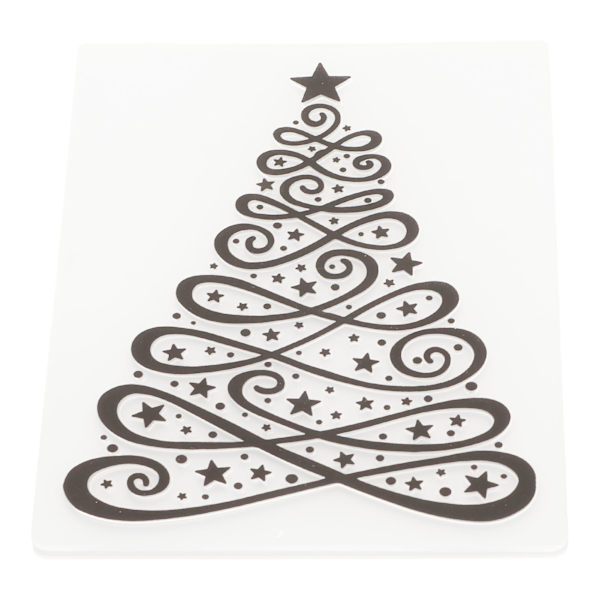 4 ark Embossing-mapper Juletema Gjenbrukbare DIY Embossing-mapper for Konvolutt Fotoalbum