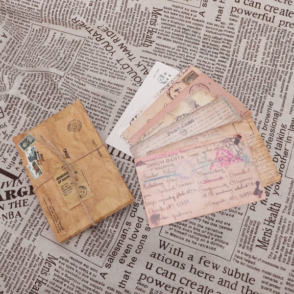 30 stk tilfeldig form retrostil postkort Unik DIY-gave til folk Påminnelse om gamle minner