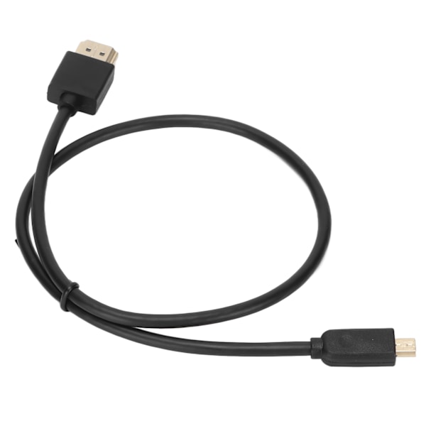 HDTV till Micro HD Multimedia Interface Adapterkabel Bärbar HD-enheter Anslutningsadapterkabel 0,5 meter