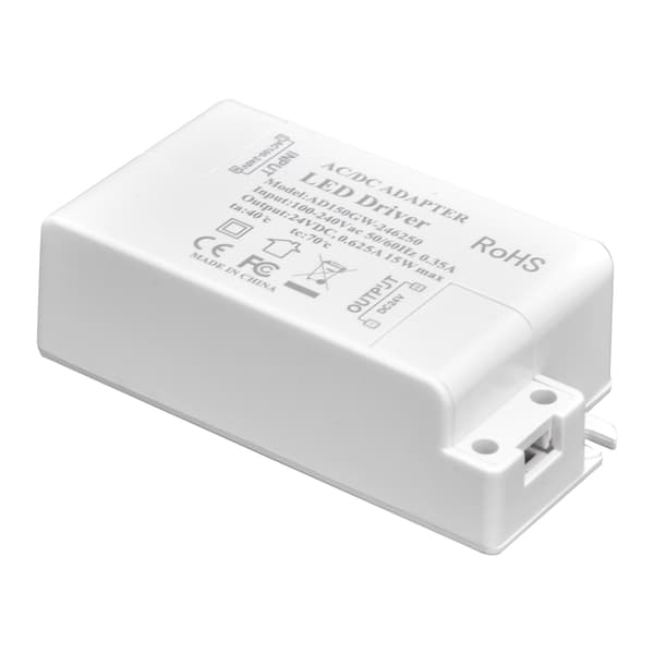 LED-drivrutin DC24V 0.625A 15W DIY-lampa Lågspännings LED-drivrutin Transformator AC 100-240V