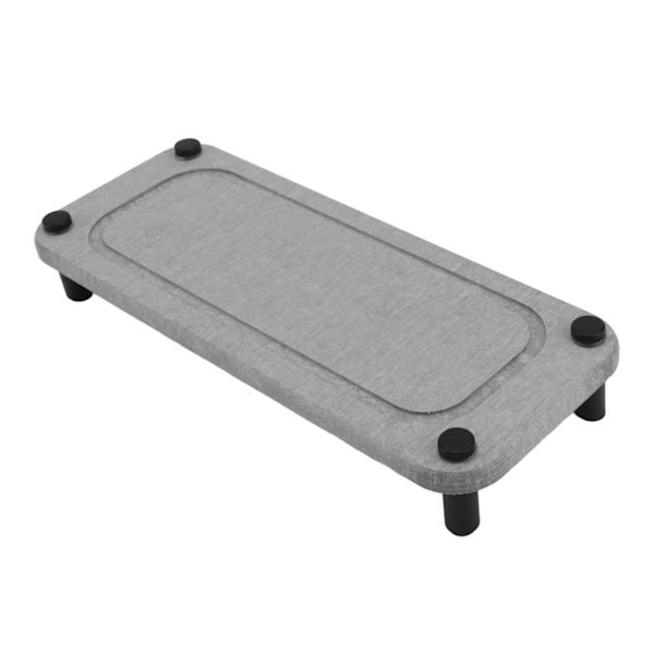 Diskho Caddy Instant Dry Diskho Organizer Torkar Omedelbart Diskho Hållare Diatomaceous Piedestal Stativ Riser med Rostfritt Stål Fötter Grå