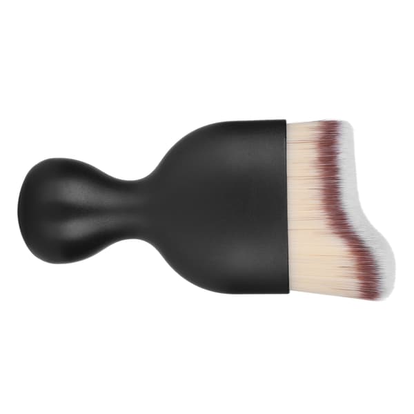 Foundation Makeup Børste Buet Vinglas Form Base Makeup Børste til Flydende Foundation Grå