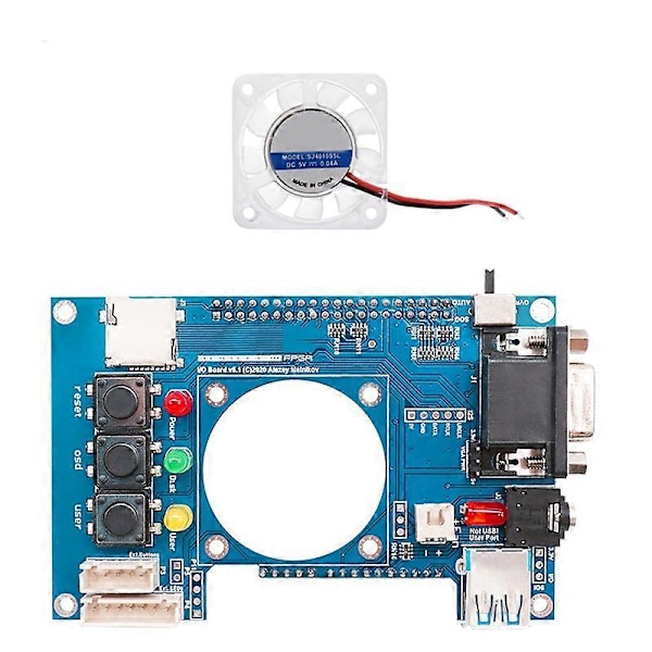 For Mister FPGA IO Analoginen kortti V6.1+tuuletin Terasic DE10-Nano Misterille