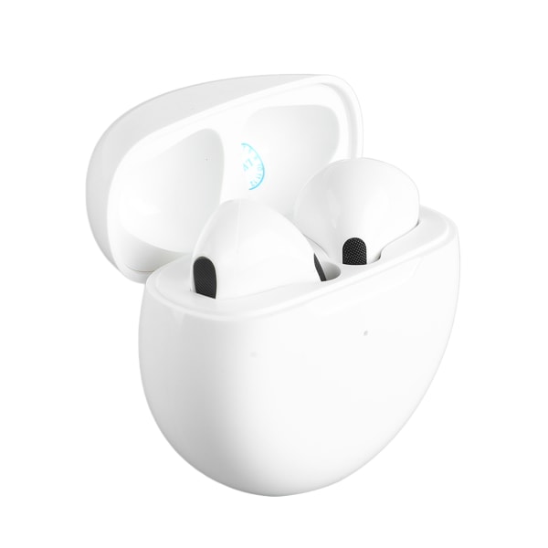 Trådløse øretelefoner Multifunktion HD-støjreducerende HiFi Stereolyd Dyb bas Bluetooth-øretelefoner Hvide