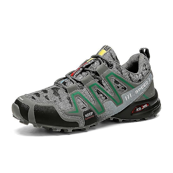 Breathable Men's Outdoor Hiking Wading Shoes 90546 Gray