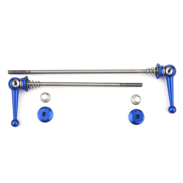 2 stk. Ultralette Titanium Alloy Hurtigudløserspyd Cykel Udskiftning Reparationsdele (Blå)
