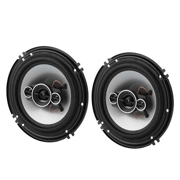 Par bilhøyttaler 6,5 tommer fullfrekvens 35hz‑22khz 91dB 4Ω rund universell fuktsikker