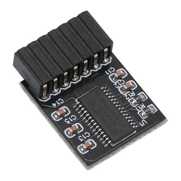 TPM 2.0 Modul 14Pin SPI Interface Stabil Høj Sikkerhed Holdbart Materiale TPM SPI Modul til Win 11 Bundkort