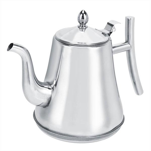 Hushållskvalitet Rostfritt Stål Vattenkokare Tjockare Tekanna Kaffe Tekanna med Infuser för Hotell Restaurang 2.0L